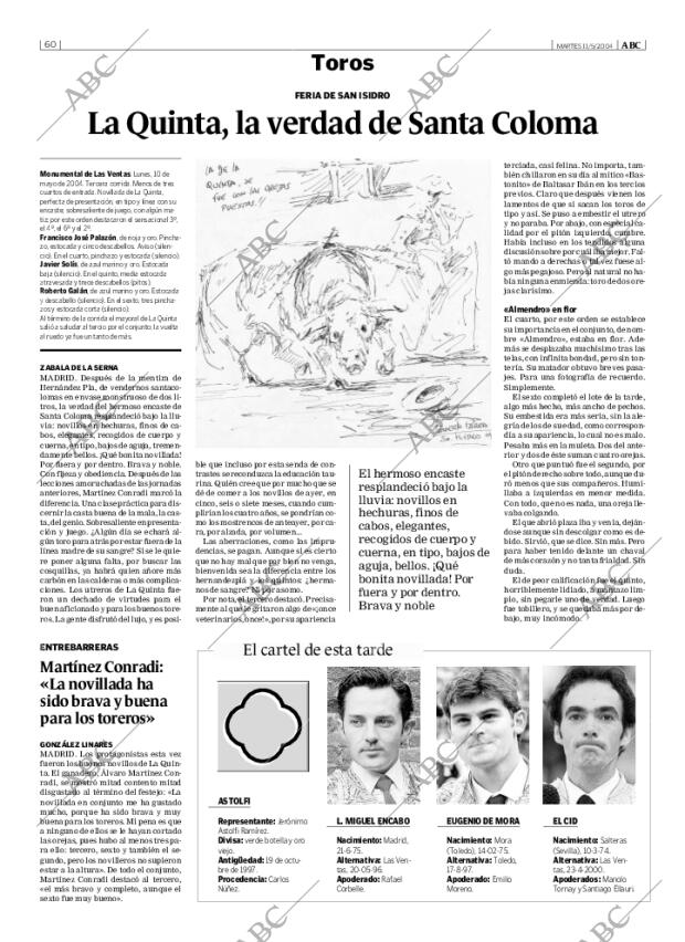 ABC MADRID 11-05-2004 página 60