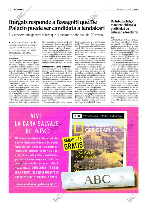 ABC MADRID 12-05-2004 página 20