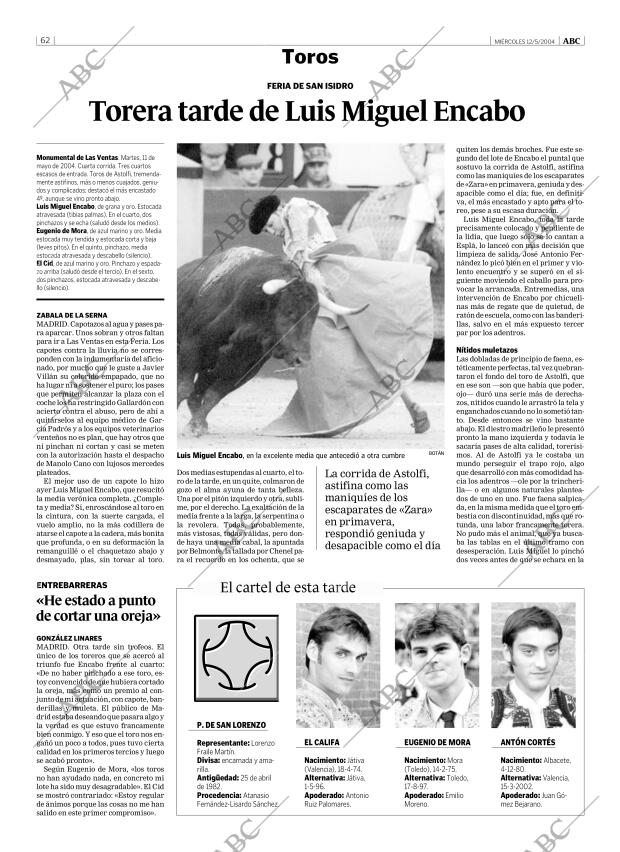 ABC MADRID 12-05-2004 página 62