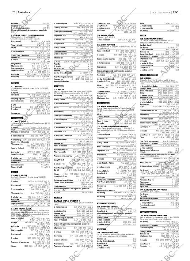 ABC MADRID 12-05-2004 página 70
