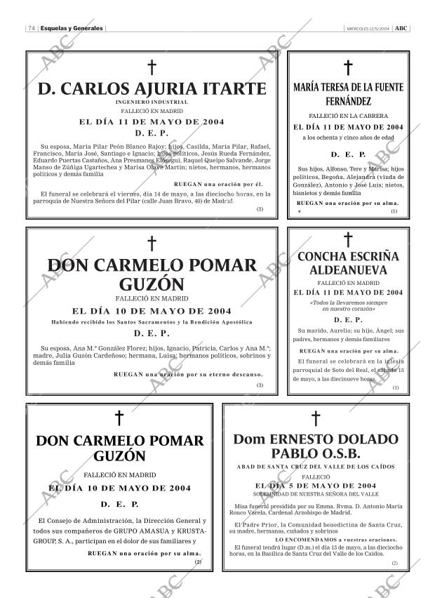 ABC MADRID 12-05-2004 página 74