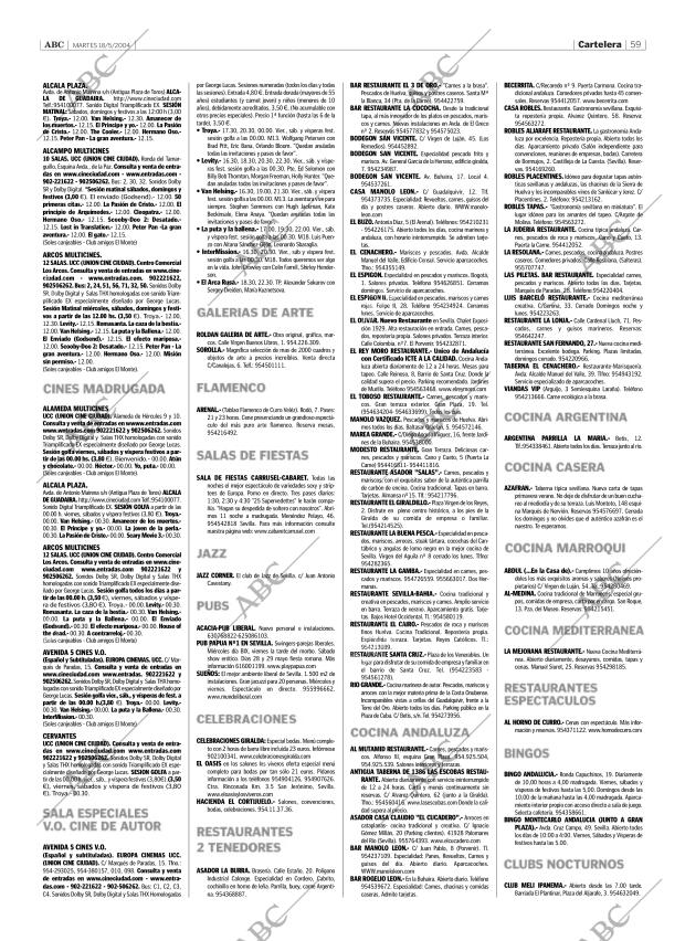 ABC SEVILLA 18-05-2004 página 59