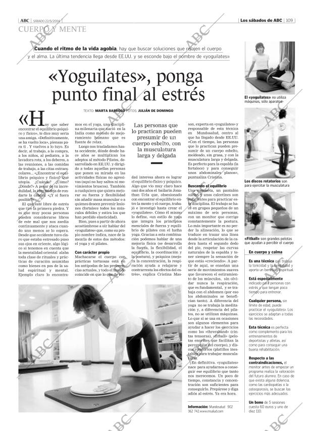ABC MADRID 22-05-2004 página 109