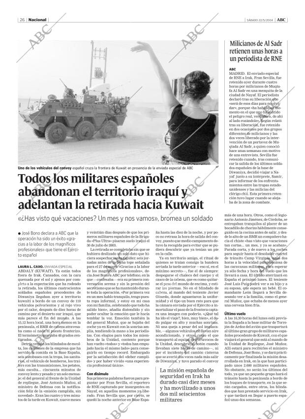 ABC MADRID 22-05-2004 página 26