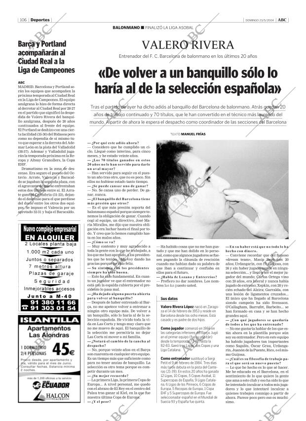 ABC MADRID 23-05-2004 página 106