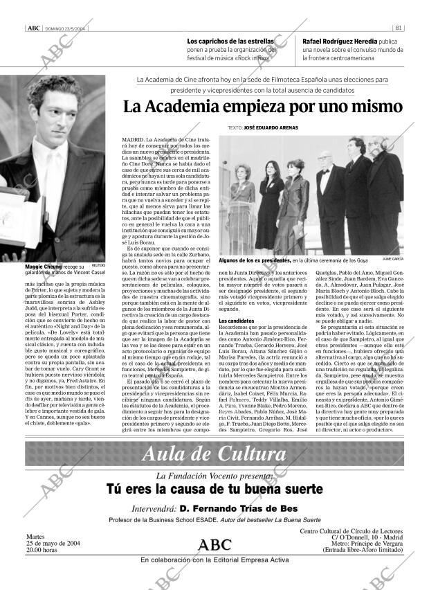 ABC MADRID 23-05-2004 página 81