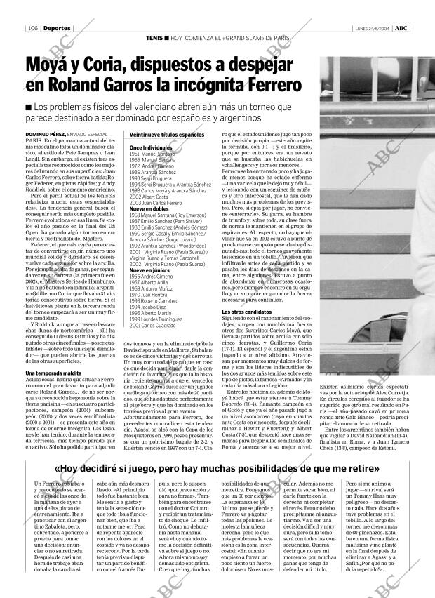 ABC MADRID 24-05-2004 página 106