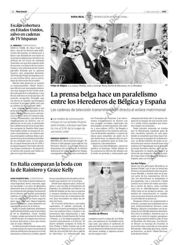 ABC MADRID 24-05-2004 página 18