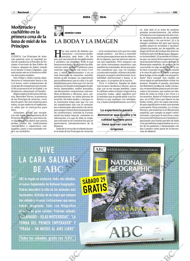 ABC MADRID 24-05-2004 página 22