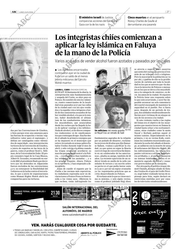 ABC MADRID 24-05-2004 página 27