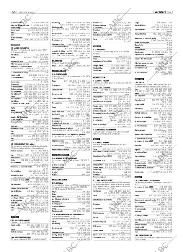 ABC MADRID 24-05-2004 página 67