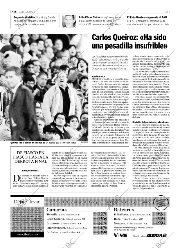 ABC MADRID 24-05-2004 página 91