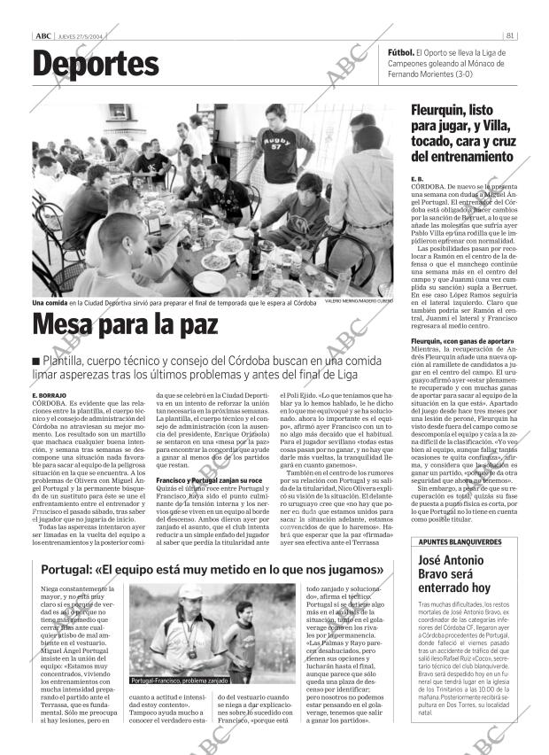 ABC CORDOBA 27-05-2004 página 81