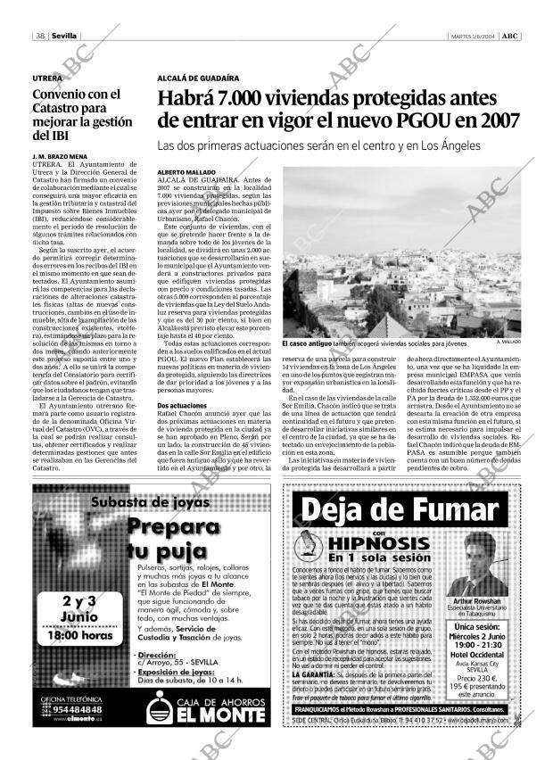 ABC SEVILLA 01-06-2004 página 38