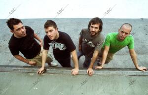 David, Dani, Jandro y Chema, Integrantes Del "canto del Loco"