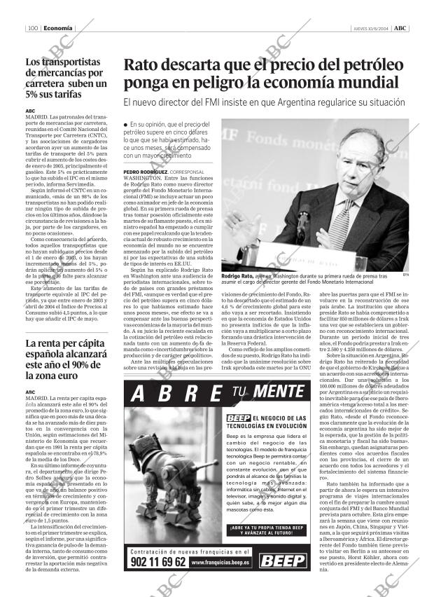 ABC MADRID 10-06-2004 página 100