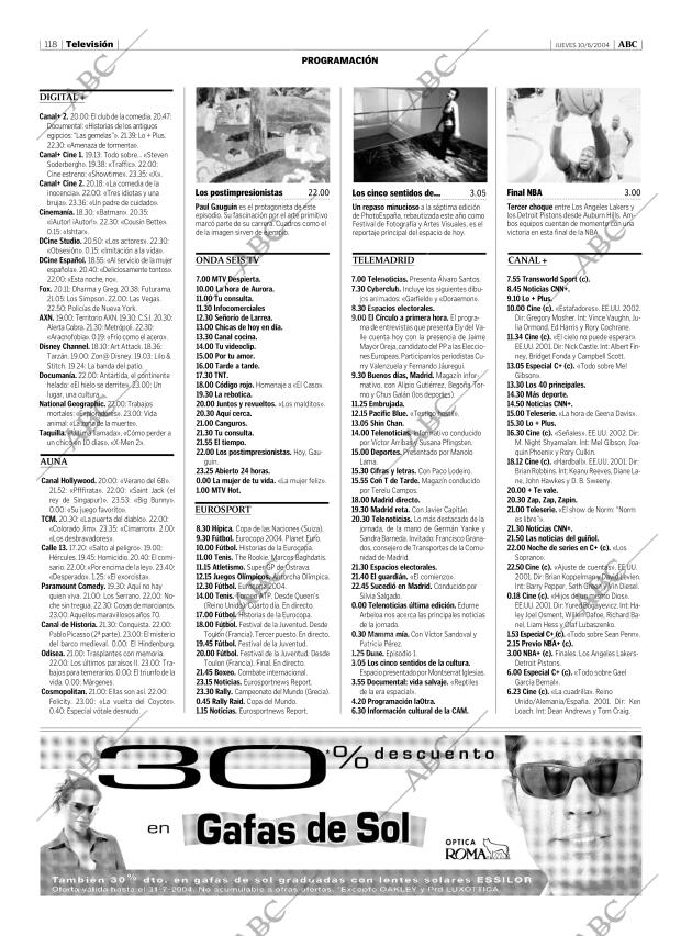 ABC MADRID 10-06-2004 página 118