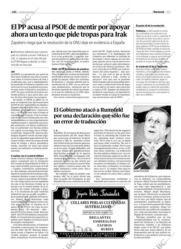 ABC MADRID 10-06-2004 página 13