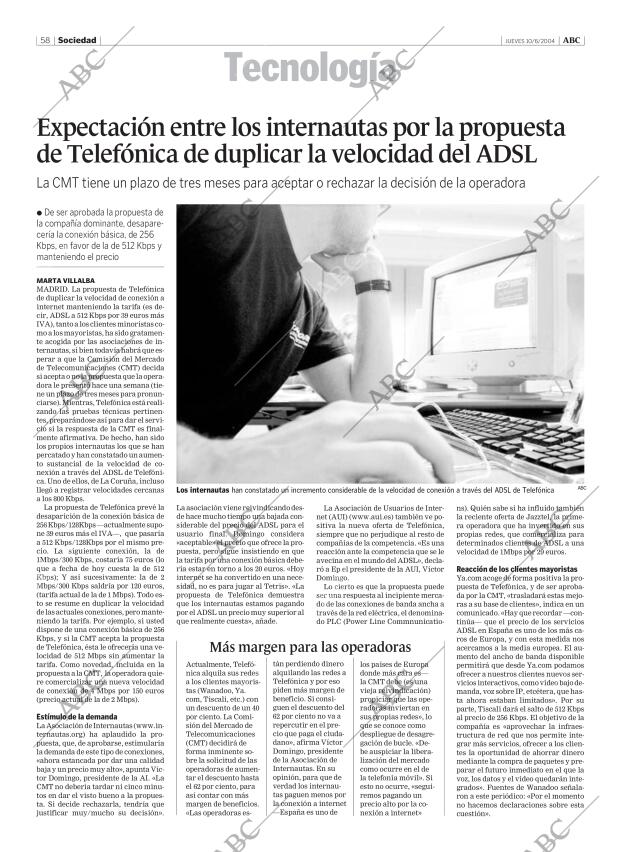 ABC MADRID 10-06-2004 página 58