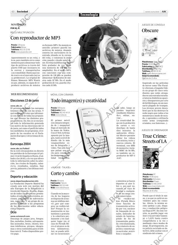 ABC MADRID 10-06-2004 página 60