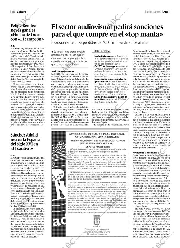 ABC MADRID 10-06-2004 página 68