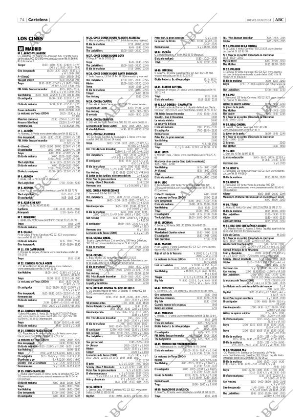 ABC MADRID 10-06-2004 página 74