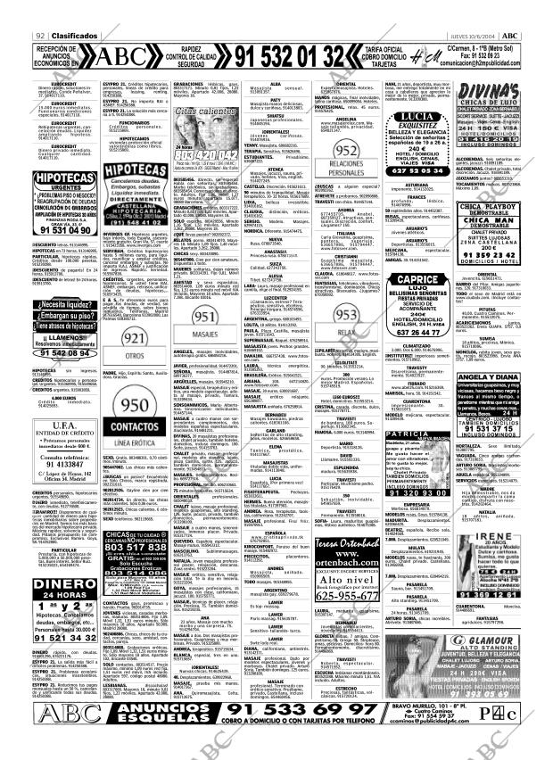 ABC MADRID 10-06-2004 página 92