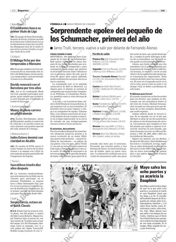 ABC MADRID 13-06-2004 página 108