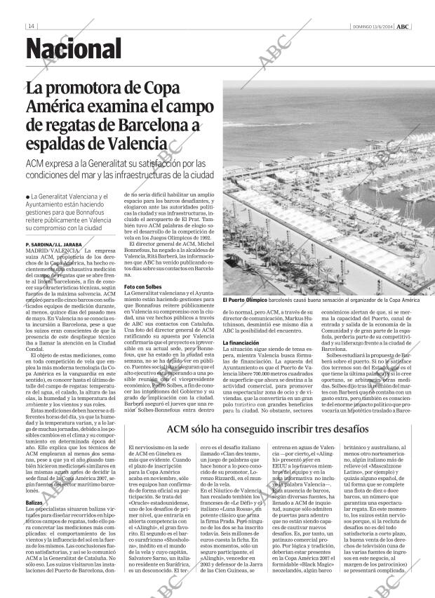ABC MADRID 13-06-2004 página 14