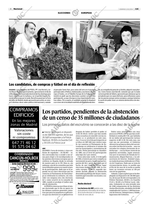 ABC MADRID 13-06-2004 página 16