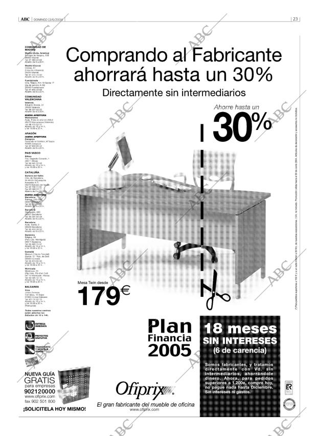 ABC MADRID 13-06-2004 página 23