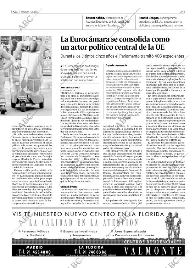 ABC MADRID 13-06-2004 página 27