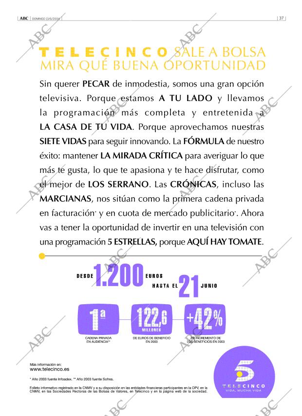 ABC MADRID 13-06-2004 página 37
