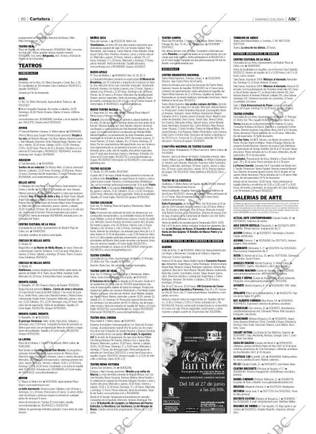 ABC MADRID 13-06-2004 página 86