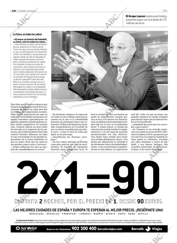 ABC MADRID 13-06-2004 página 93