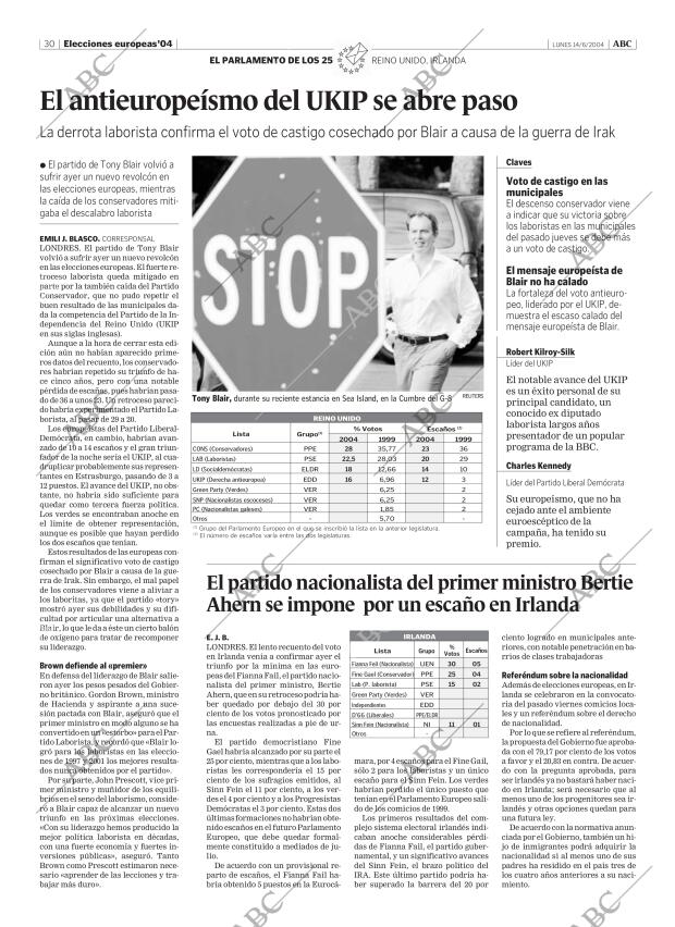 ABC MADRID 14-06-2004 página 30