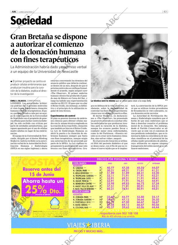 ABC MADRID 14-06-2004 página 63