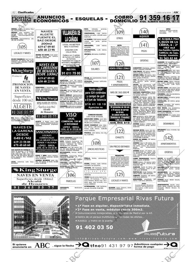 ABC MADRID 14-06-2004 página 82
