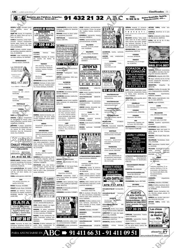 ABC MADRID 14-06-2004 página 91
