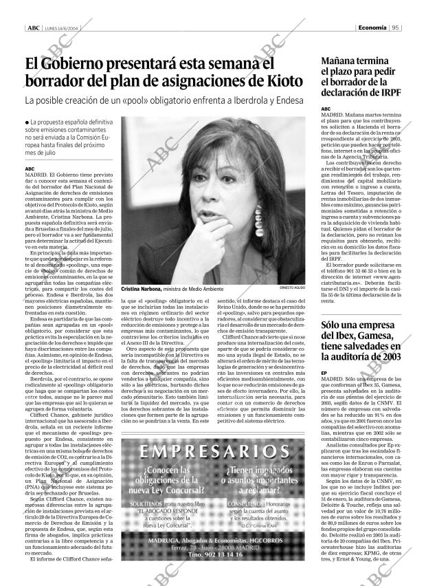 ABC MADRID 14-06-2004 página 95