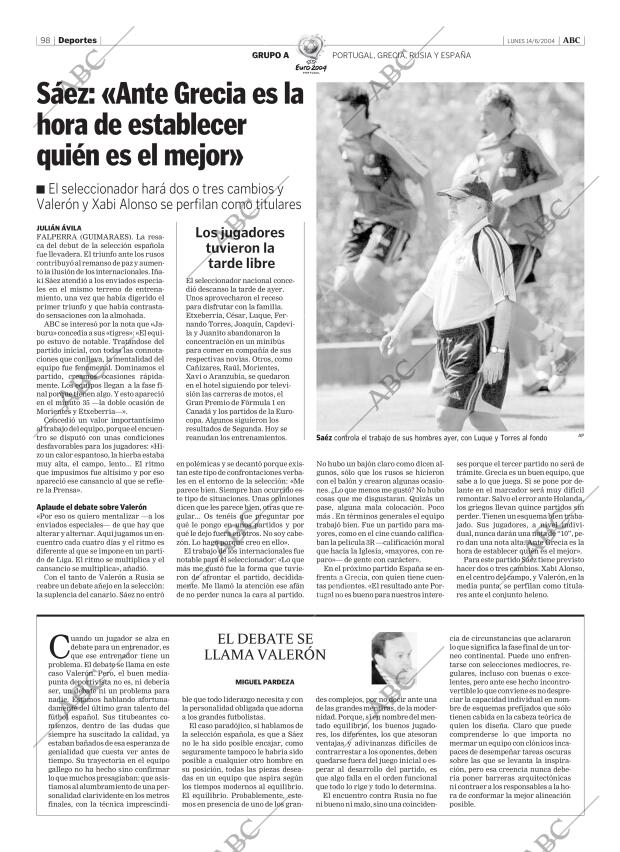 ABC MADRID 14-06-2004 página 98