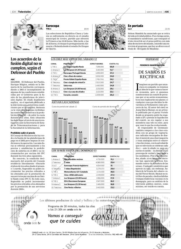 ABC MADRID 15-06-2004 página 104