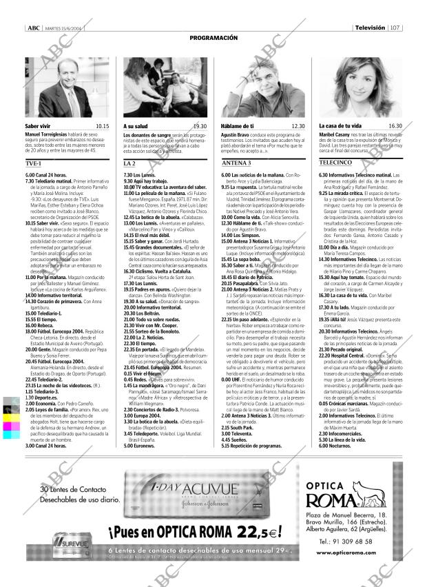 ABC MADRID 15-06-2004 página 107