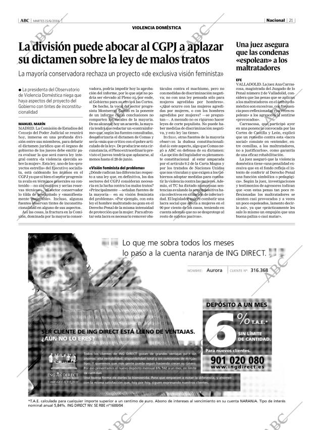 ABC MADRID 15-06-2004 página 21