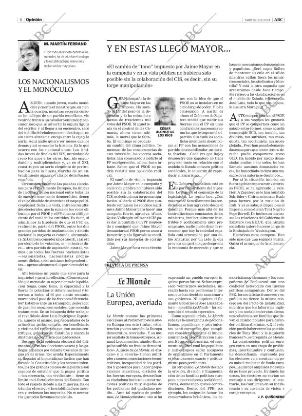 ABC MADRID 15-06-2004 página 6