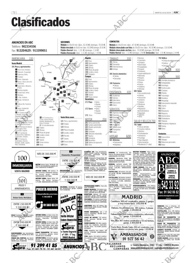 ABC MADRID 15-06-2004 página 72