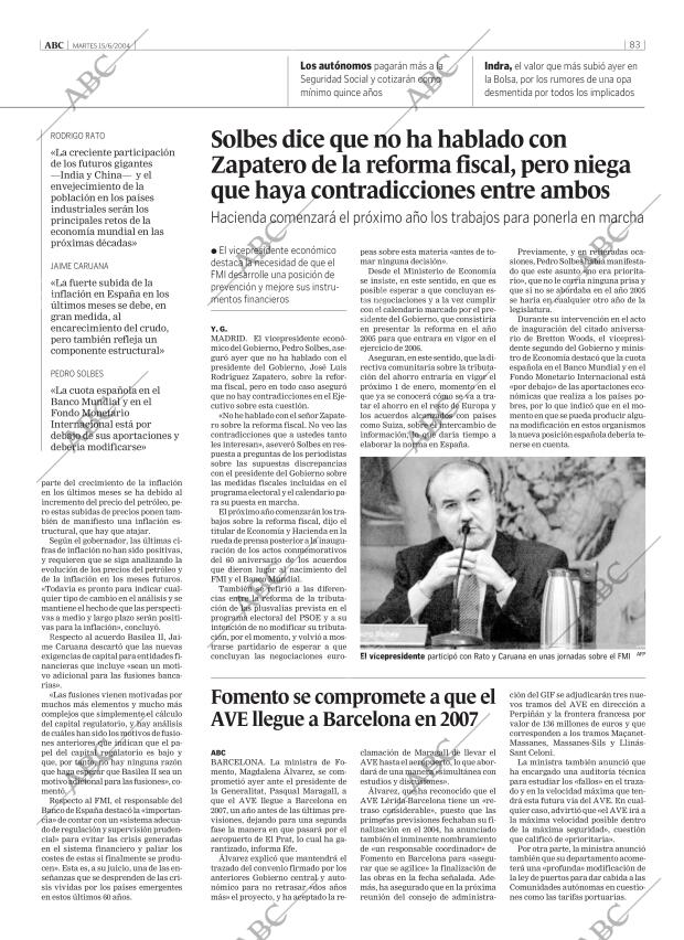 ABC MADRID 15-06-2004 página 83