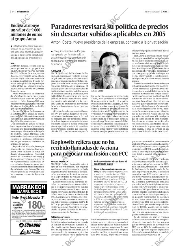 ABC MADRID 15-06-2004 página 84