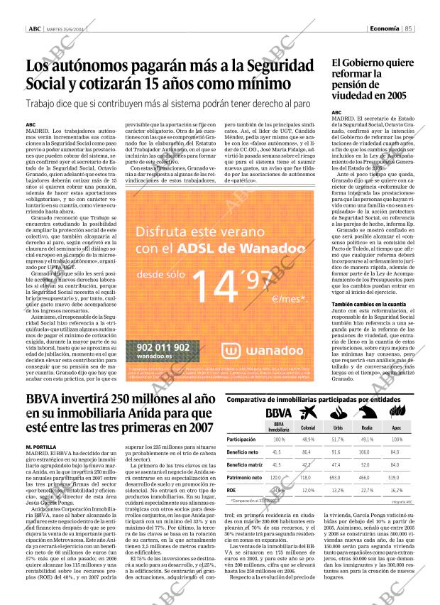 ABC MADRID 15-06-2004 página 85
