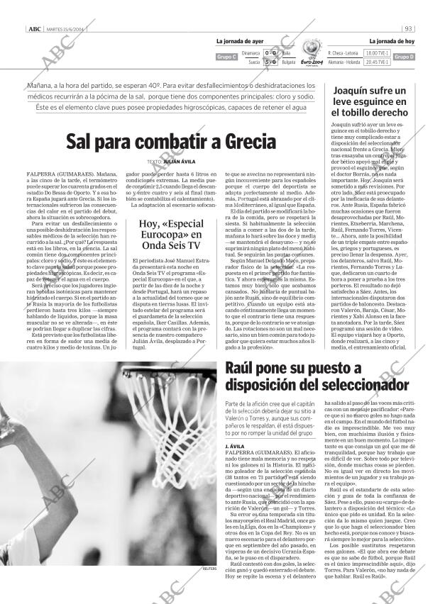 ABC MADRID 15-06-2004 página 93